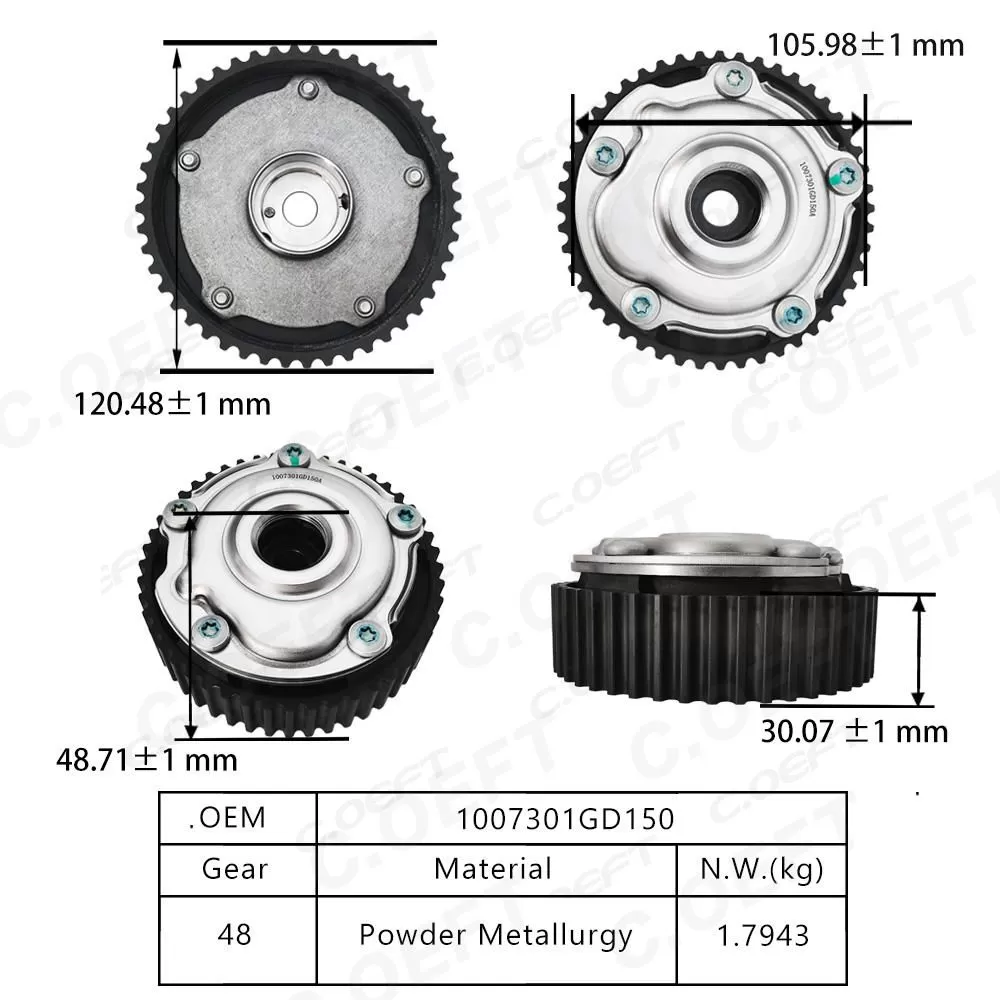 For Jianghuai M4 2.0 Camshaft Adjustment Unit  1007301GD150 F-347888.01