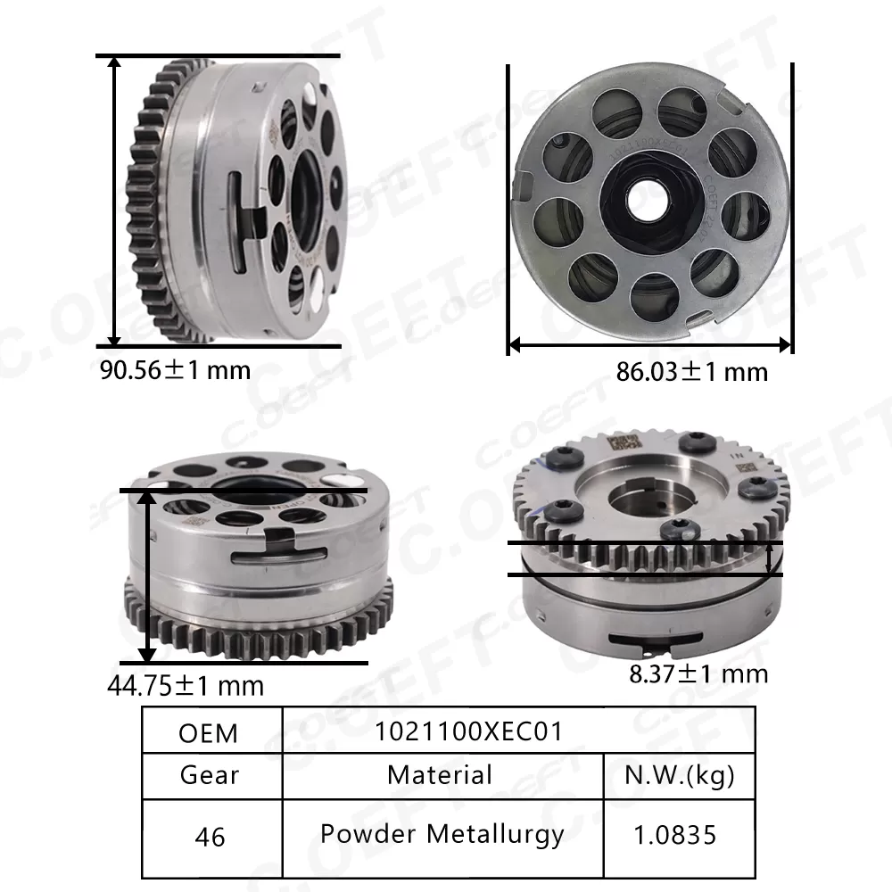 For Great Wall H7 New Automatic Camshaft Actuator Cam Gear Pulley Camshaft Pulley 1021100XEC01