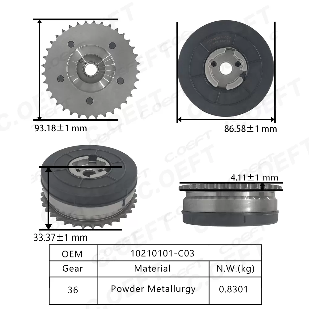 For BAIC Magic Speed  Engine Timing Camshaft Sprocket 10210101-C03