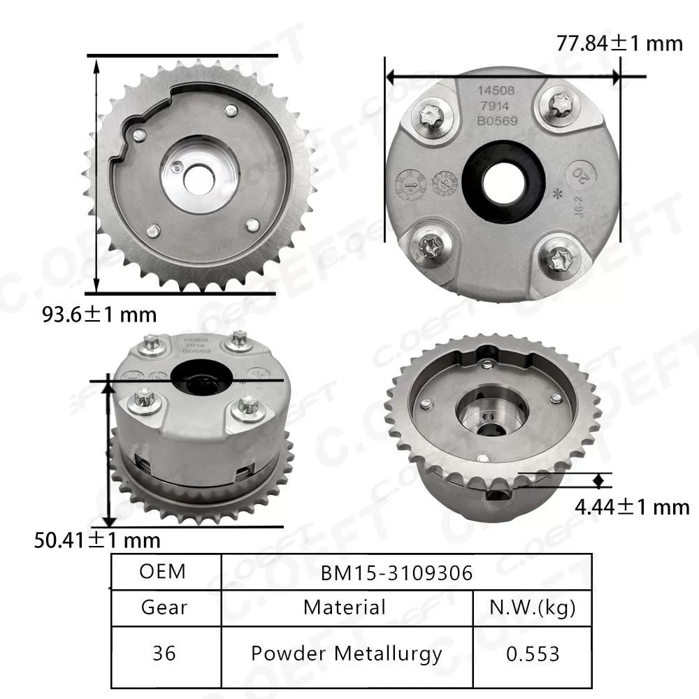 For Brilliance Timing Gear BM15-3109306