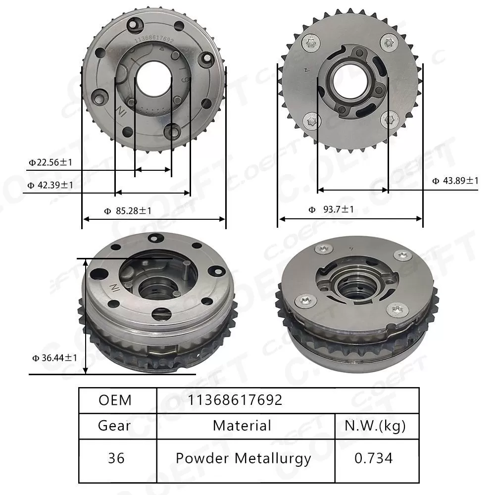 For BMW  B38 B48 B58 Engine Timing Camshaft Gear 11368617692 for BMW