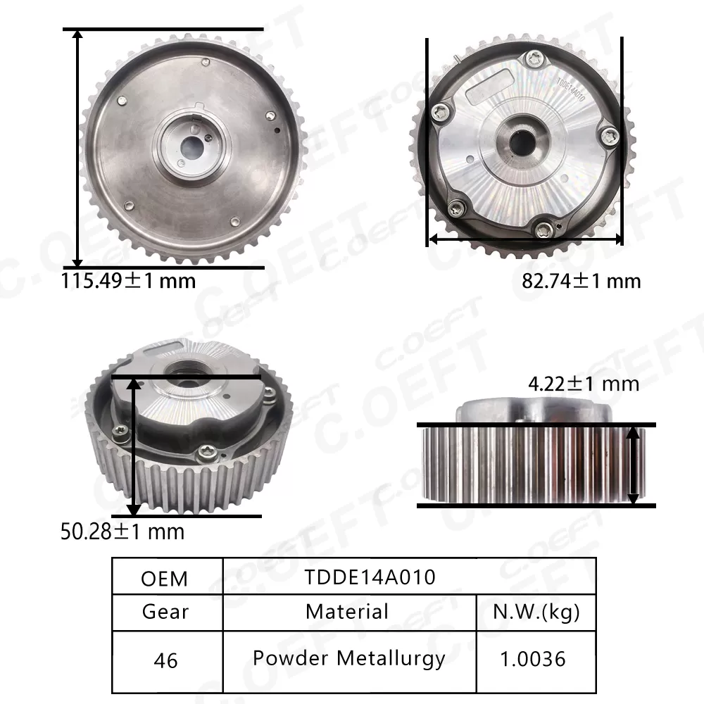 For Lotus 4G93 New High Quality Variable Valve Timing Actuator Engine Camshaft Pulley Adjustable Timing Gear TDDE14A010