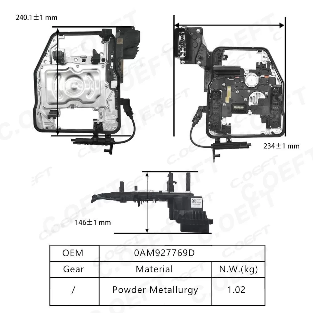 for Volkswagen Audi Transmission Control Unit TCU TCM Unit0AM927769D