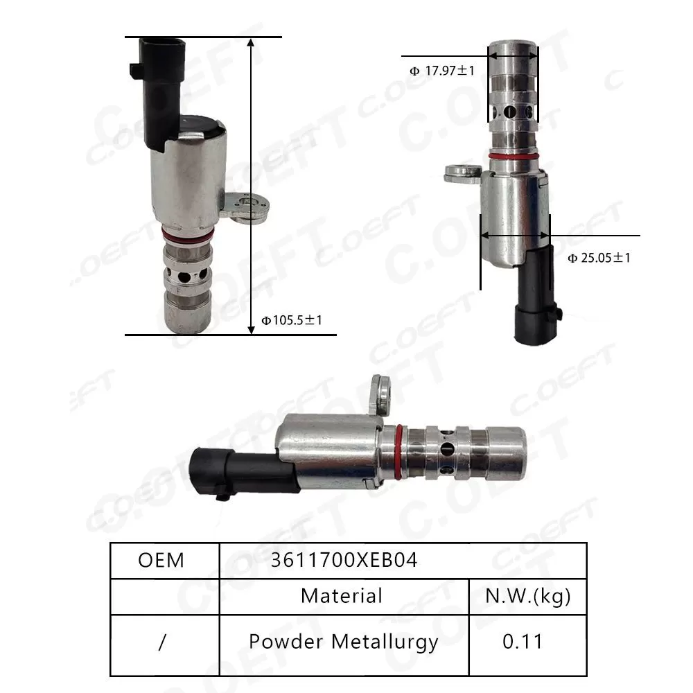 For Great Wall Haval Original Offline Factory Wholesale Engine Oil Control Variable Valve Timing VVT Solenoid 3611700XEB04