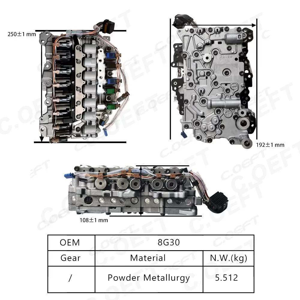 For Citroen Peugeot Transmission valve body assembly 8G30