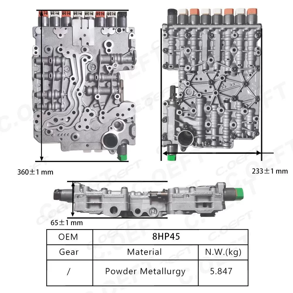 For BMW Transmission valve body assembly 8HP45