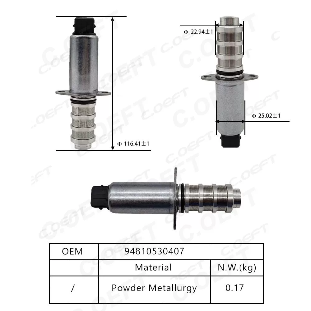 For Porsche Cayenne New Factory Wholesale Solenoid Valve Oil Control Valve 94810530407