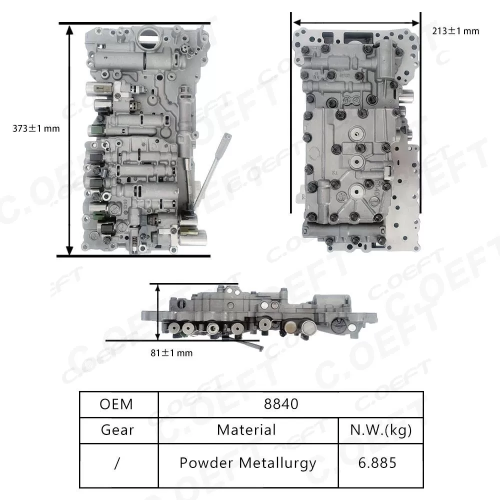 For Toyota Reiz 2.5 Transmission valve body assembly 8840