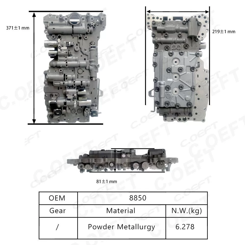 For the new Toyota Land Cruiser Prado 4000 Transmission Valve Body Assembly 8850