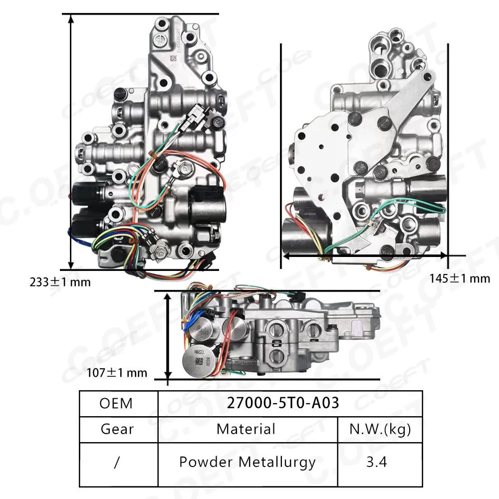 For Honda Civic Transmission Valve Body Assembly 27000-5T0-A03