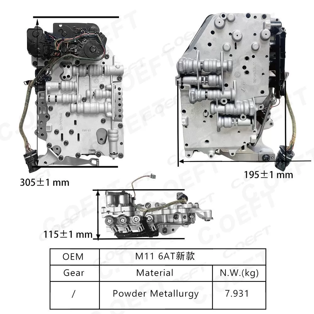 For Geely M11 Transmission valve body assembly 736140 M11 6AT