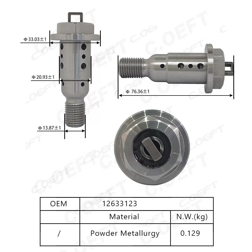 For Chevrolet Corvette Camaro New Automatic Central Valve Oil Control Valve 12633123