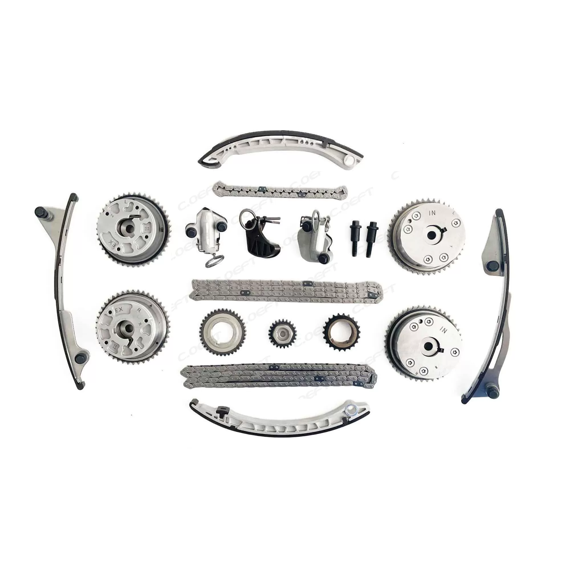 For Ford Edge Explorer Mustang Timing Chain Kit AT4Z6C255B AT4Z6256A-B ASBG-AT4Z-11 7T4Z8501B/C