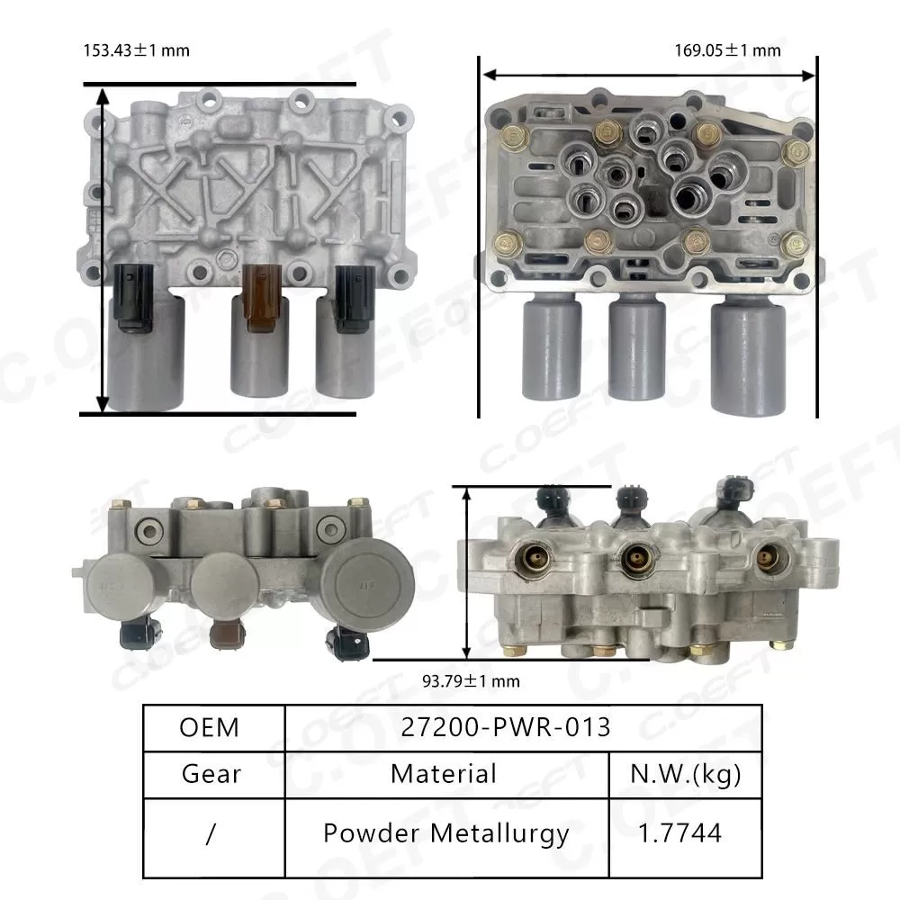 For Honda Transmission Solenoid Valve 27200-PWR-013