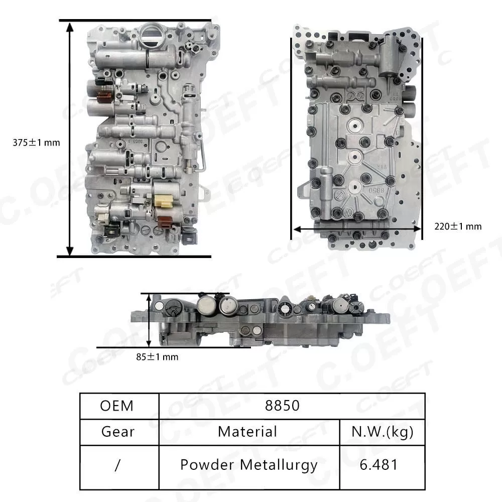 For the Older Model Toyota Land Cruiser Prado 4000 Transmission Valve Body Assembly 8850