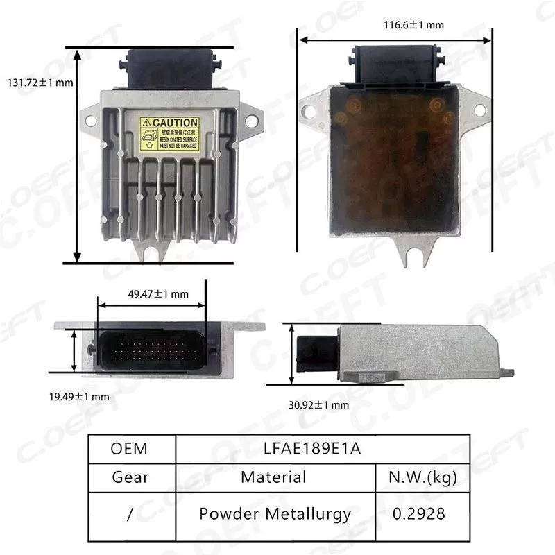 For Mazda 3  Transmission Control Unit TCU TCM Unit LFAE189E1A
