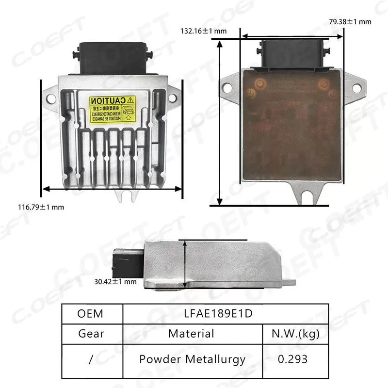 For Mazda Transmission Control Unit TCU TCM Unit LFAE189E1D