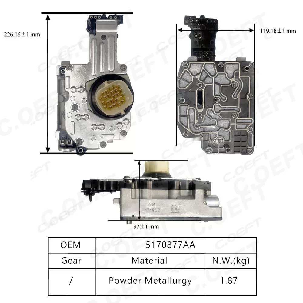 For Chrysler 5 Gearbox Solenoid Valve170877AA