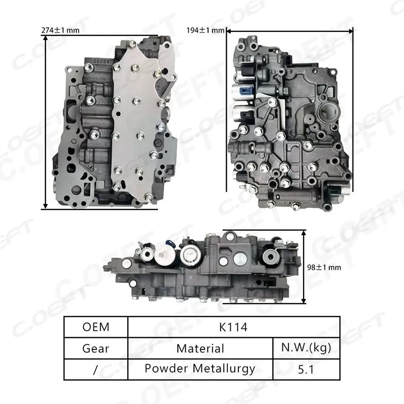 For Toyota Corolla Levin Transmission Valve Body K114