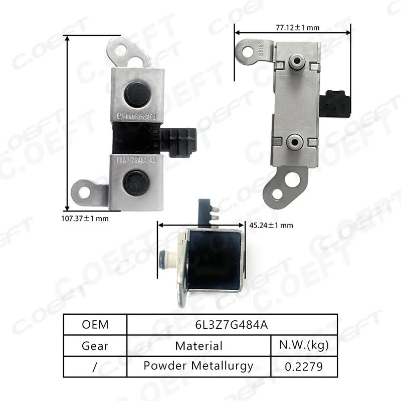 Remanufactured Auto Parts Transmission Solenoid Valve 152-0402 6L3Z7G484A Gear Boxes for Ford 4R70W