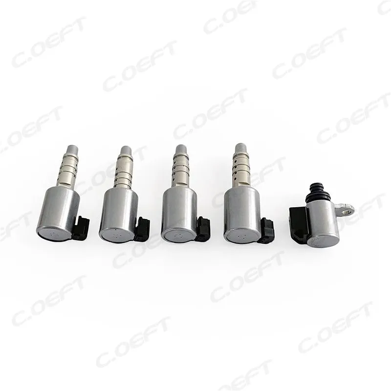 For Nissan Transmission Solenoid Set 5PCS/SET CVT  RE0F10D JF016E JF017E