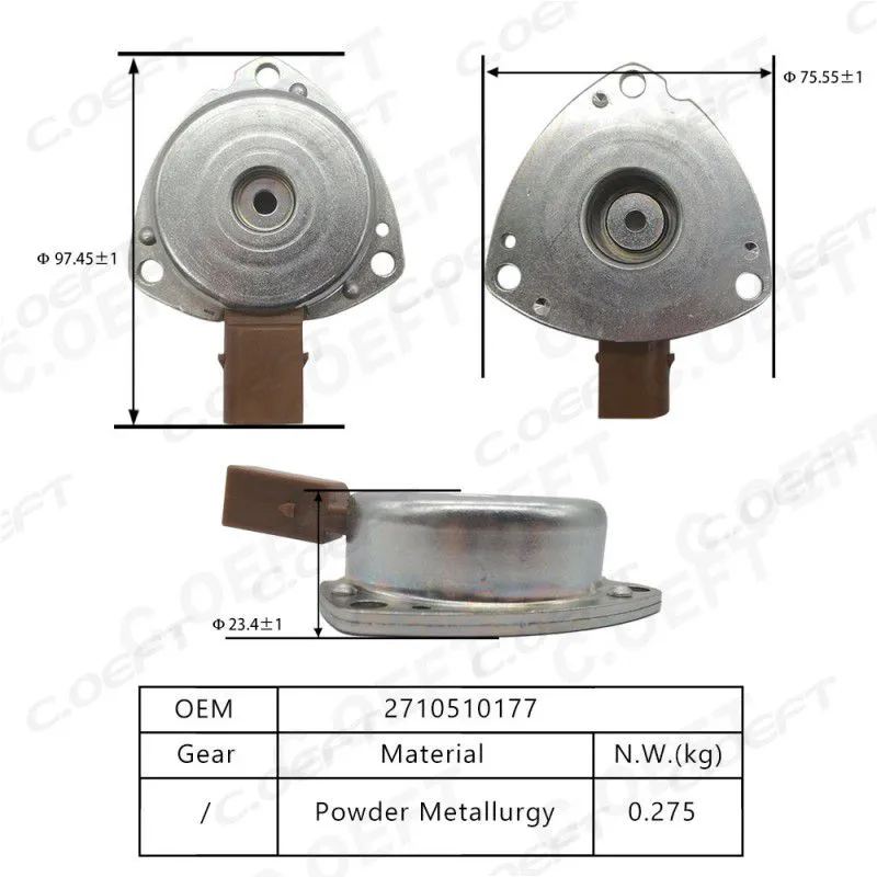 For Mercedes-Benz W203 C230 2003-2005 New Automatic Camshaft Cylinder Head Magnet 2710510177
