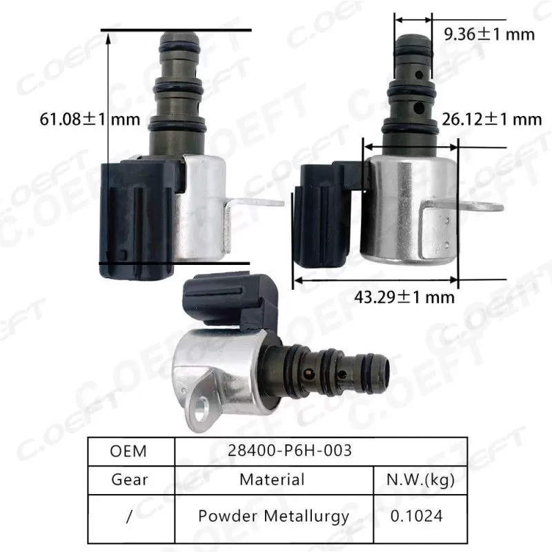 For Honda Transmission Valve 28400-P6H-003
