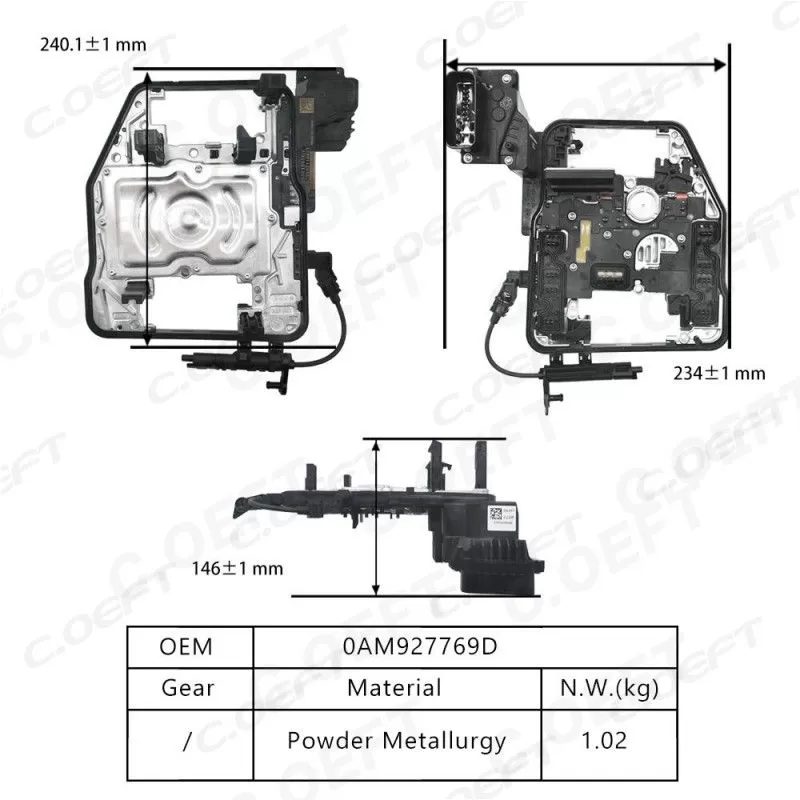 For Volkswagen Audi Transmission Control Unit TCU TCM Unit0AM927769D