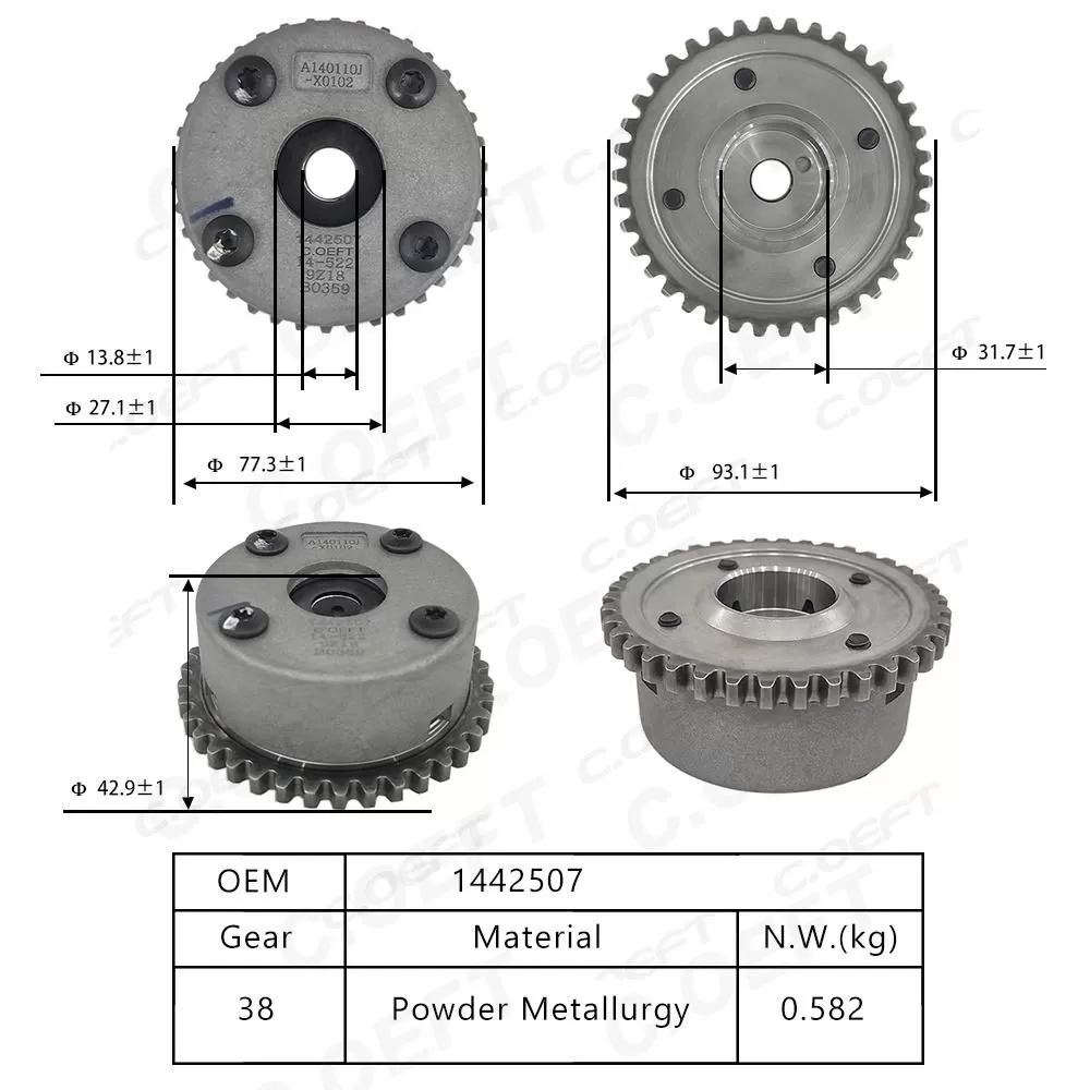 For Dongfeng Fengshen Camshaft Adjustment Unit 1442507-A140110J