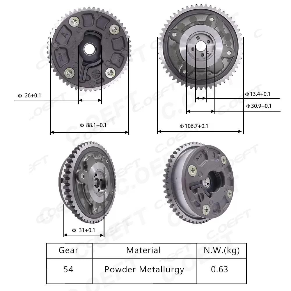 For the Buick Velan 1.4 Timing Camshaft Sprocket 28362673