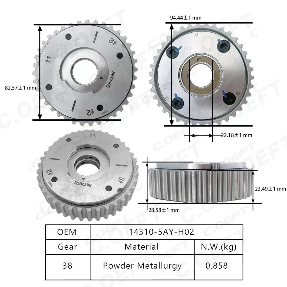 For Honda Camshaft Adjuster (intake) 14310-5AY-H02