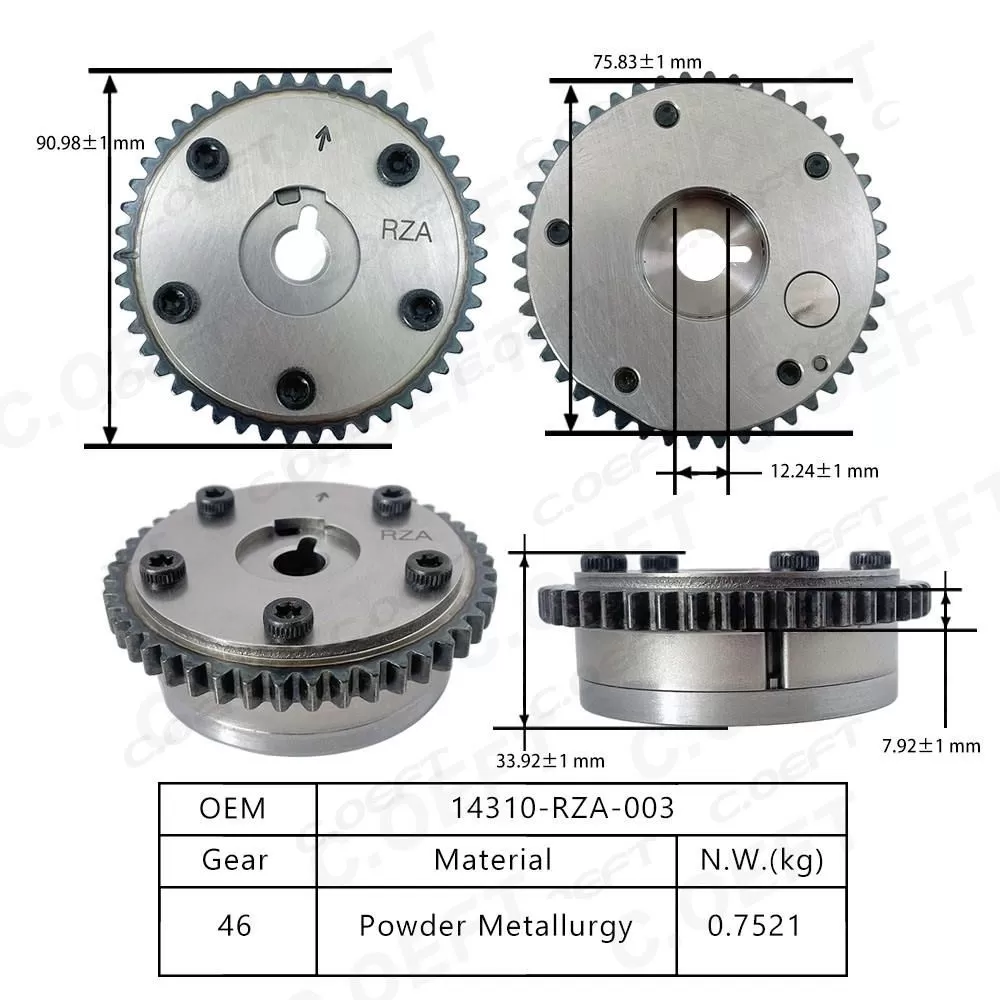 For Honda K24  2.4  VVT Timing Gear 14310-RZA-003