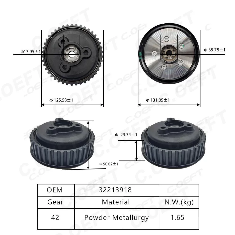 For Volvo B420  2.0 Actuator Timing Gear  32213918