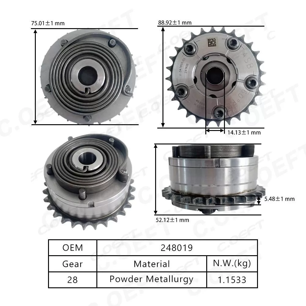 For Maserati VVT Timing Gear 248019