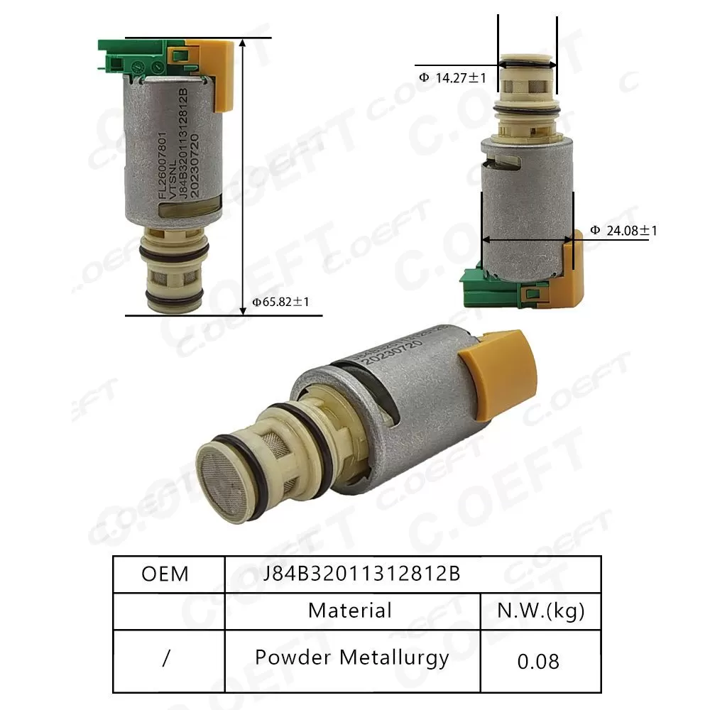 For BYD Transmission Solenoid Valve J84B32011312812B