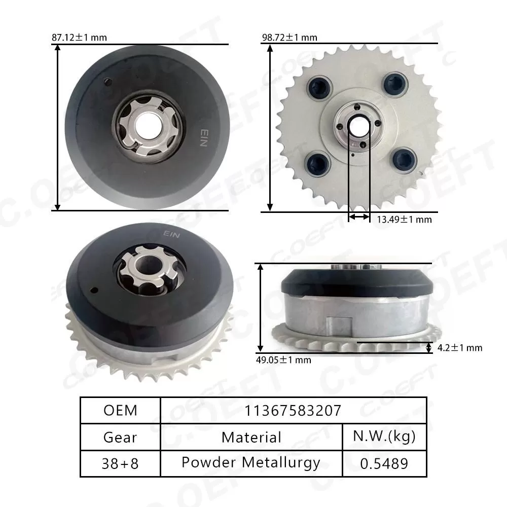 For BMW N52 VVT Timing Gear 11367583207