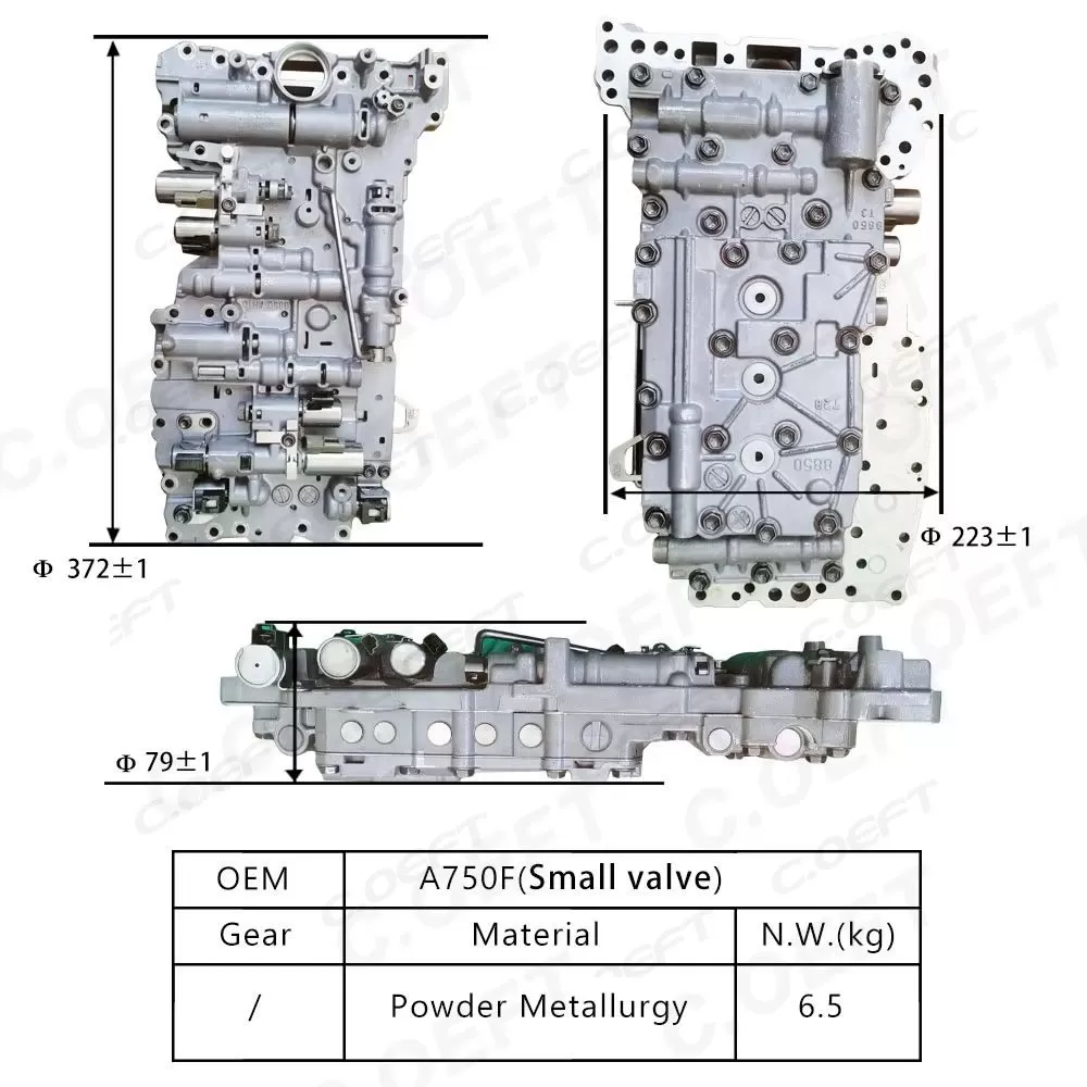 For toyota Transmission valve body assembly A750F