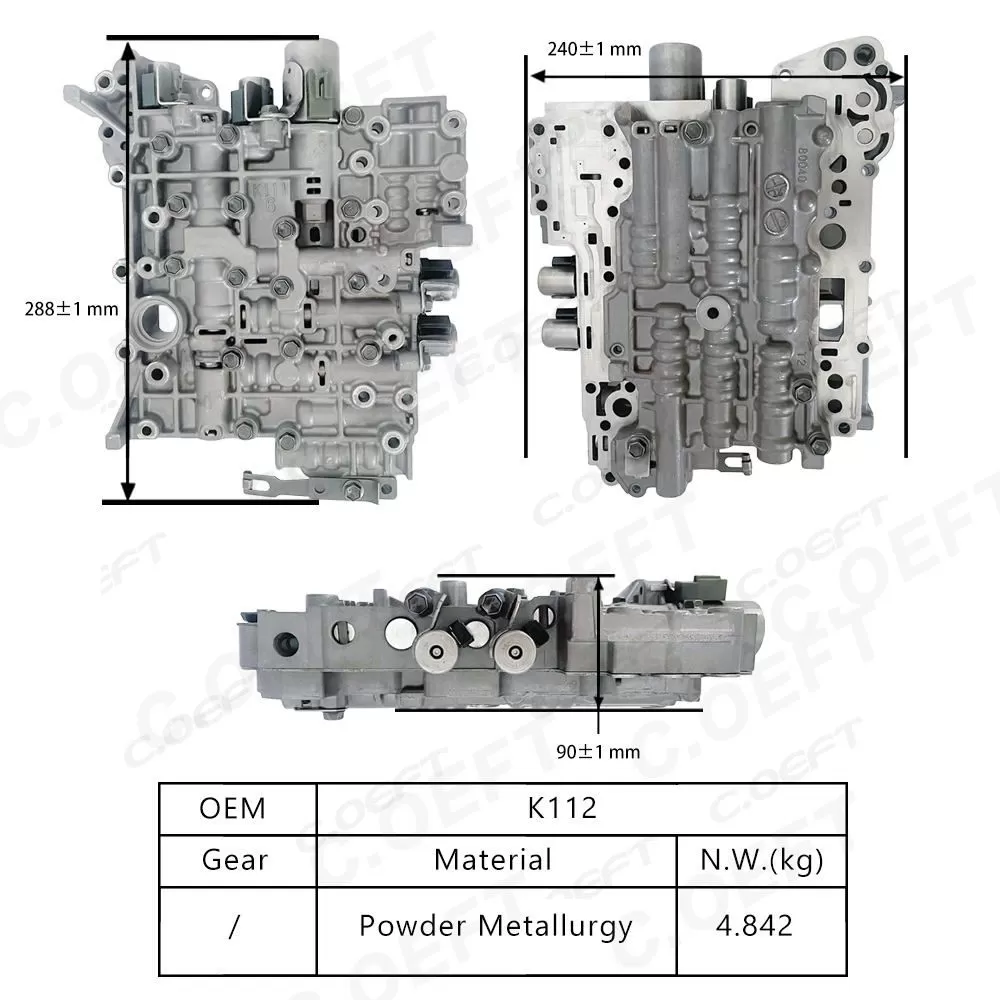 For Toyota Corolla Transmission Valve Body Assembly K112