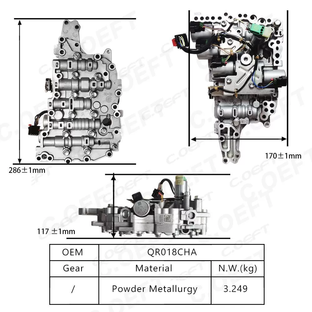 For Chery Transmission valve body assembly QR018CHA