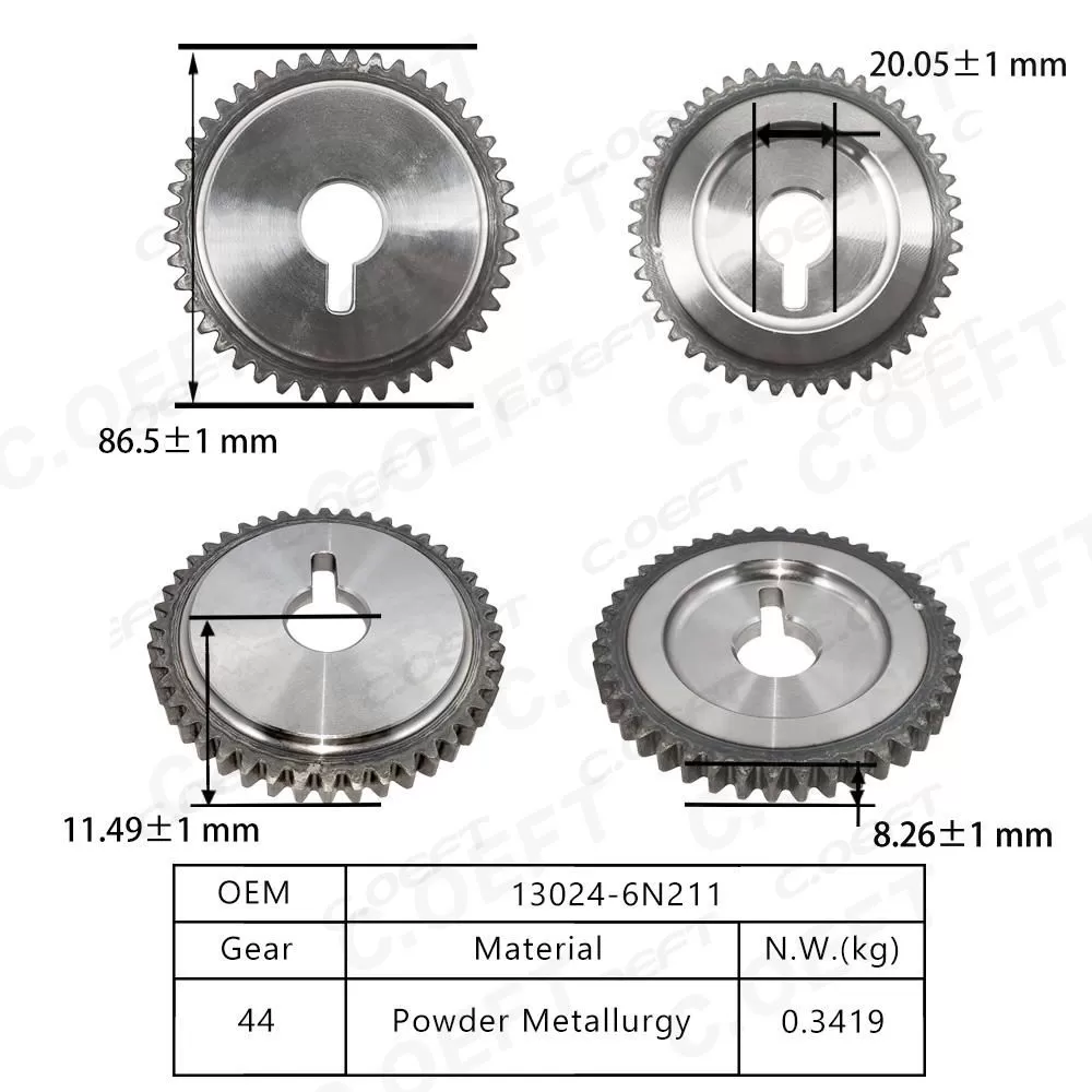 For Nissan Timing Chain Kit 13024-6N211