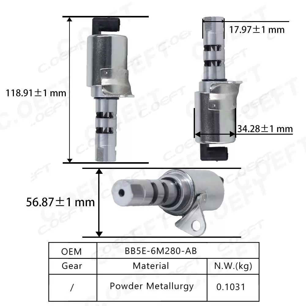 For ford New High Quality Camshaft Adjuster Control Valve Oil Control Valve Engine Timing Oil Control Valve BB5E-6M280-AB