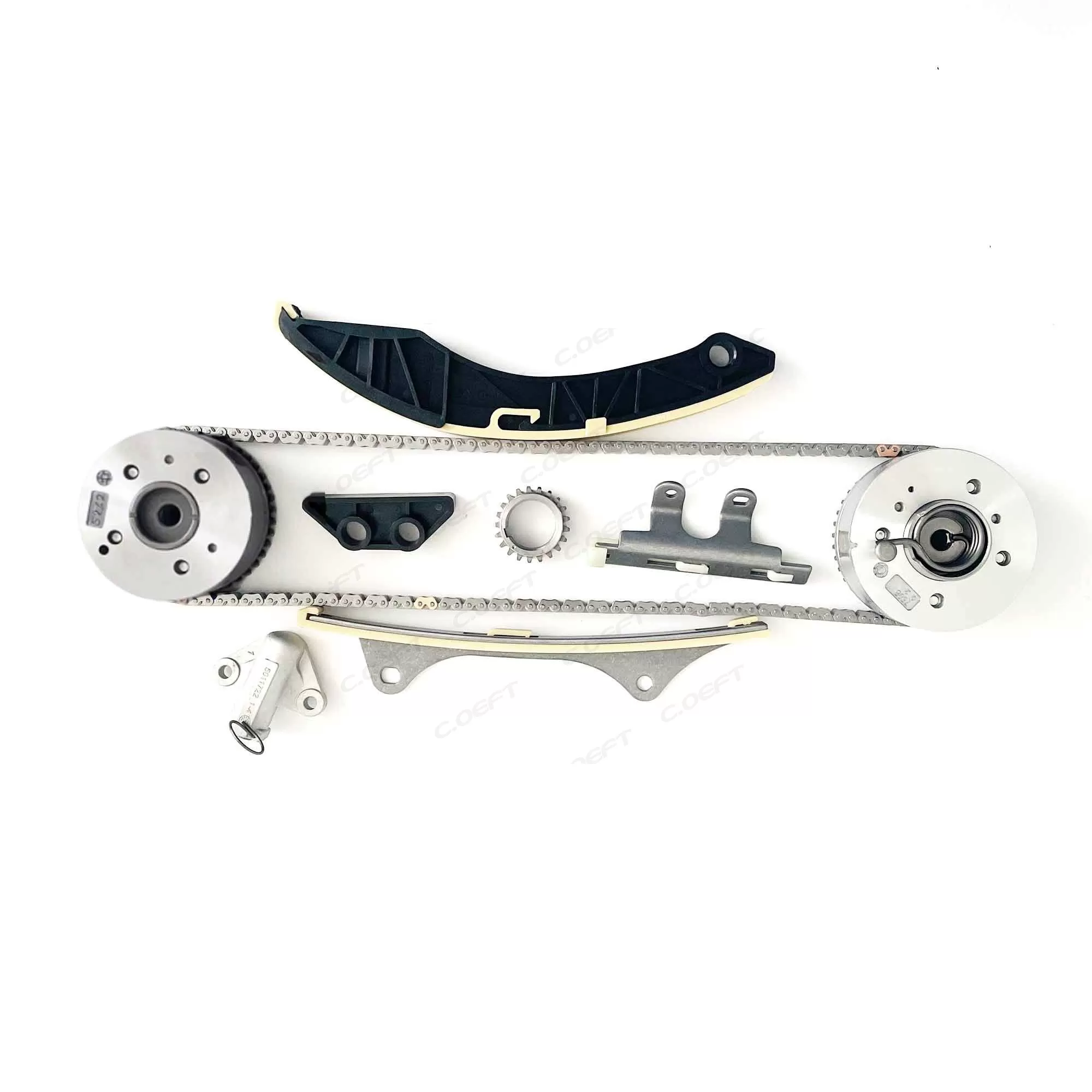 For Hyundai I10/I20 Engine Parts Timing Chain Kit 24370-03000 24350-03001 9PCS/SET ASBG-G4LA-7