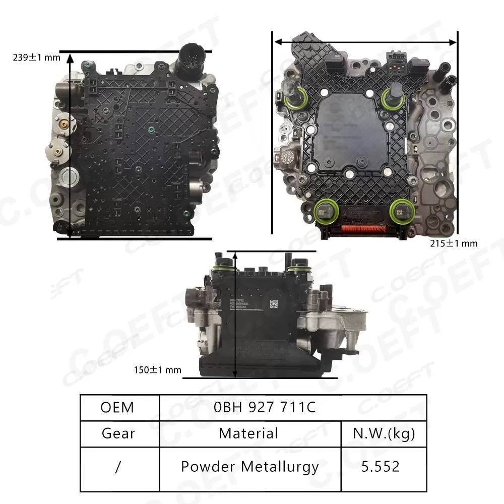 for Volkswagen and Audi High Quality Parts Transmission Control Unit TCU TCM Unit 0BH927711C Gear Boxes