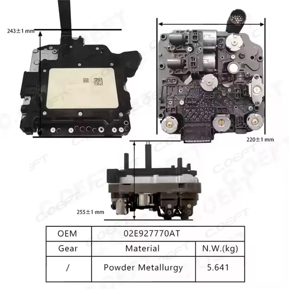 for Volkswagen Audi 02E  Transmission Control Unit TCU TCM Unit02E927770AT