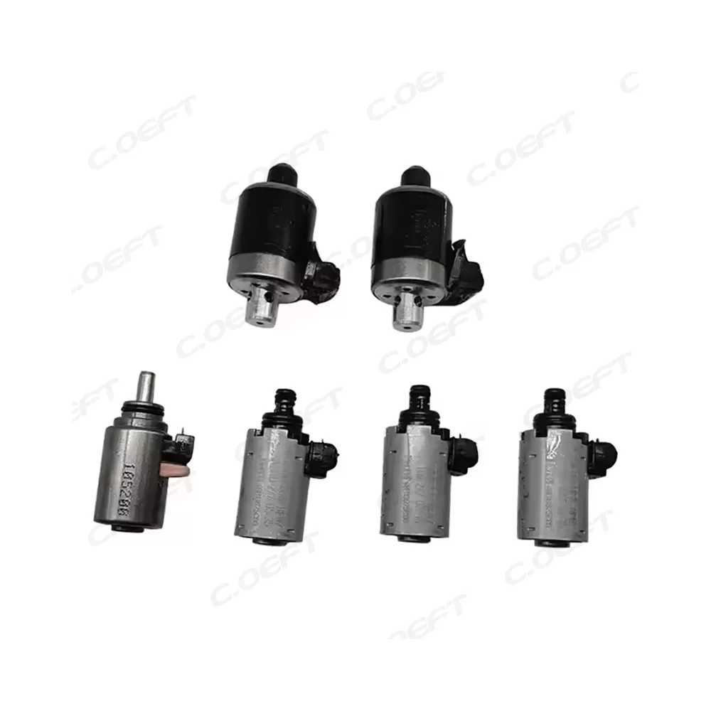 For Mercedes Benz Transmission Solenoid Set 722.6(A2032700089, A2402700289, A1402770435) 6PCS/SET