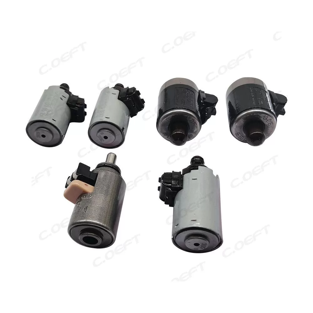 For Mercedes Benz Transmission Solenoid Set 722.6(A2032700089, A2402700289, A1402770435) 6PCS/SET