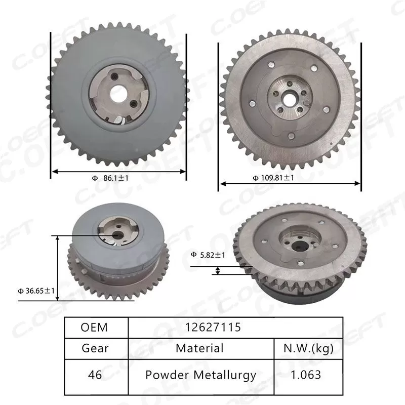 For Buick Cadillac LAF LCV LTG LSY LFV LCV 1.5 2.0 2.4 2.5  VVT Timing Gear 12627115