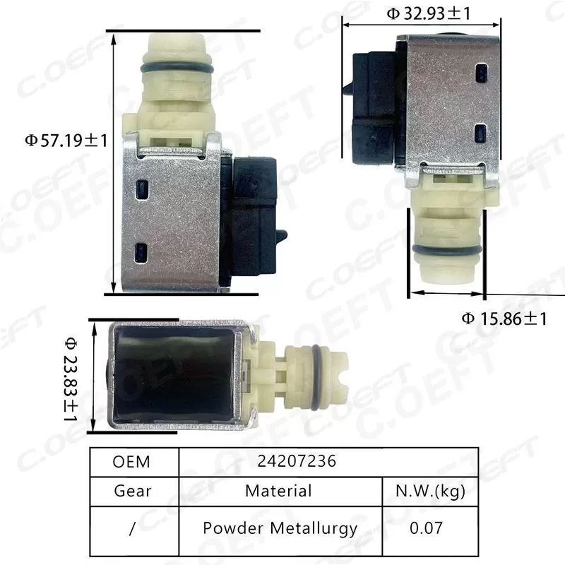 For Chevrolet Cadillac Gearbox Solenoid Valve 24207236