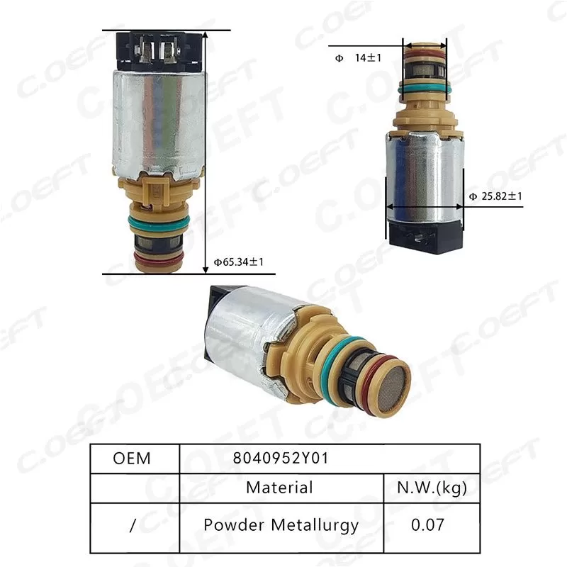 For Buick 6T45 Transmission Solenoid Valve 8040952Y01