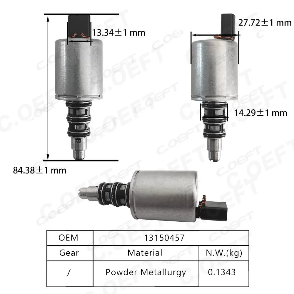 For Volkswagen Audi Gearbox Solenoid Valve 13150457